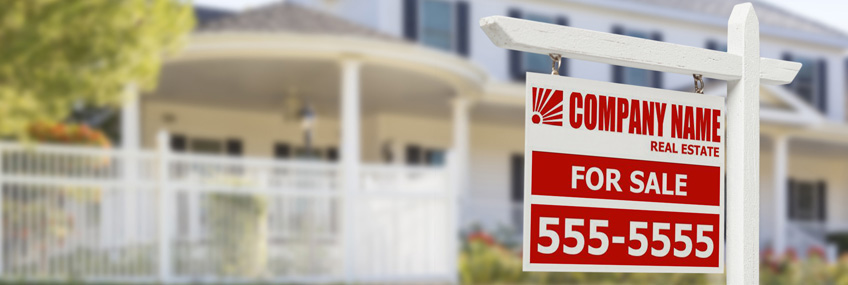 real estate sign
